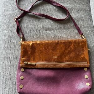 Stylish Purple and Gold Women's Bag